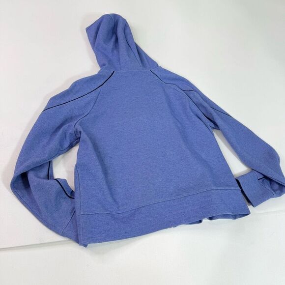 Under Armour Project Rock Sweatshirt Womens XL  Blue Hoodie Full Zip Hooded - Picture 6 of 8
